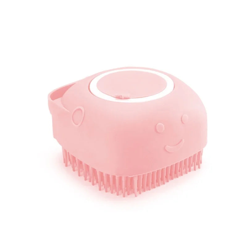 Silicone Pet Bath Massage Glove – Dog & Cat Grooming Brush