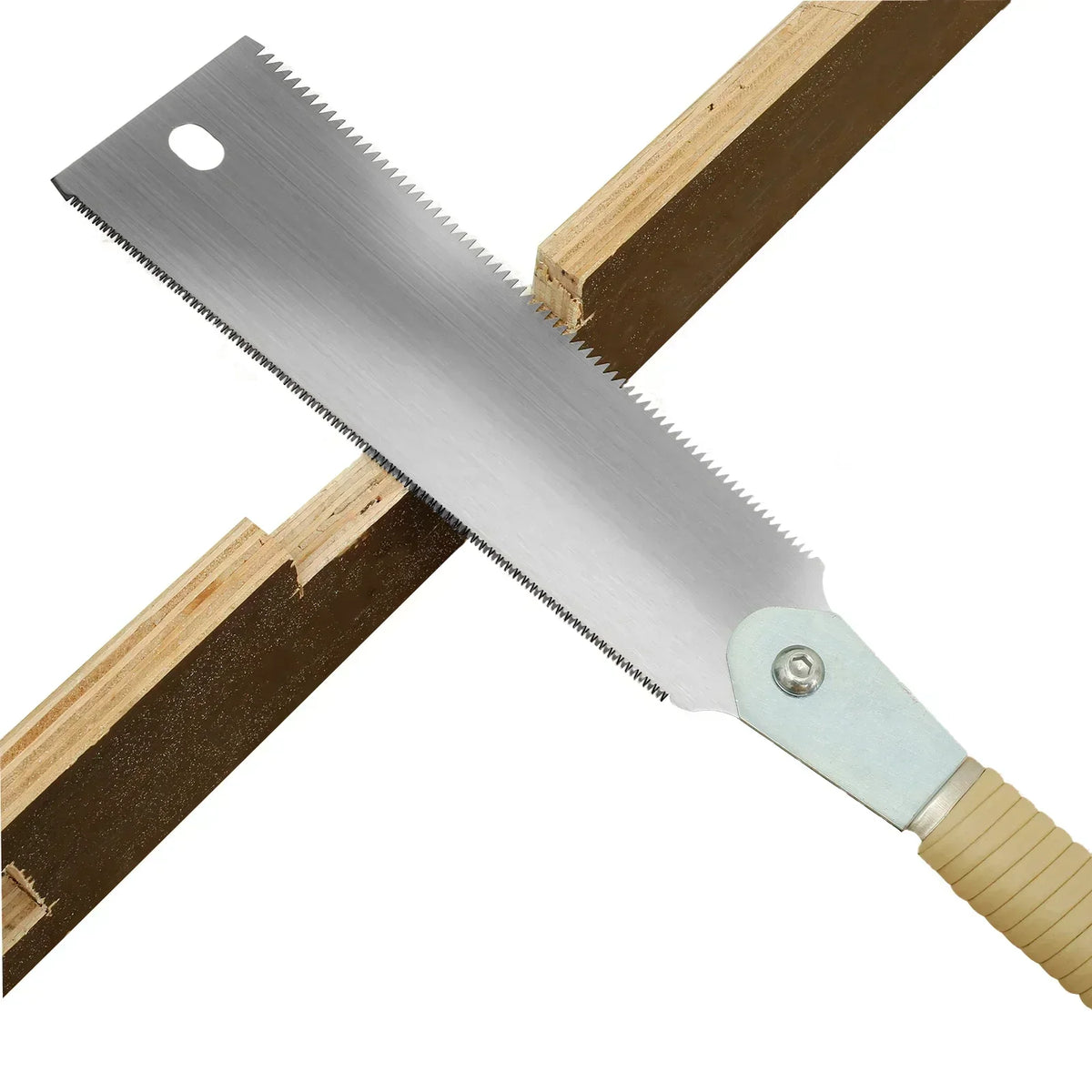 Japanese Pull Saw 9.3" SK5 Double Edge 10/17 TPI Woodworking Saw