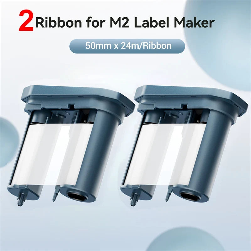 Niimbot M2 Carbon Ribbon 2-Pack | Black Red Gold Blue White