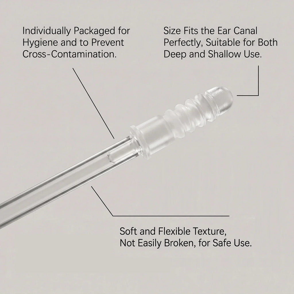 24-Pack Sticky Ear Swabs – Gentle Earwax Removal Tool