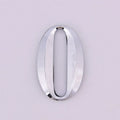 Self-Adhesive Chrome House Door Number Sign Sticker 7x4.5cm