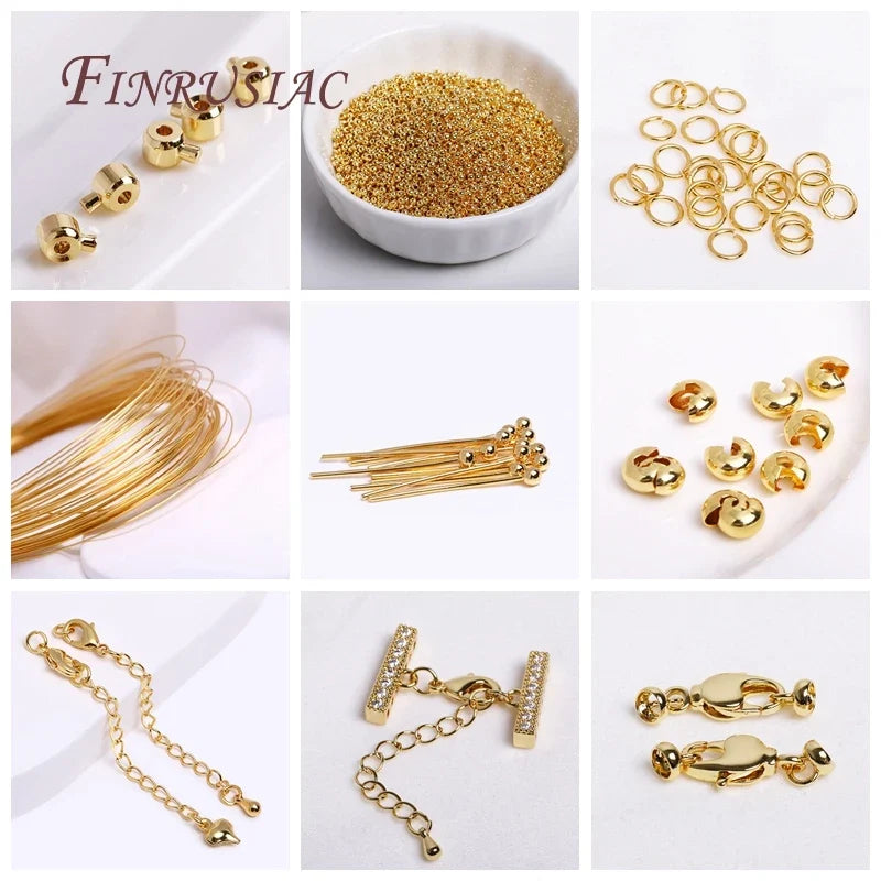 Arc-Shaped Flat Head Pins – Gold/Silver Plated Jewelry Findings