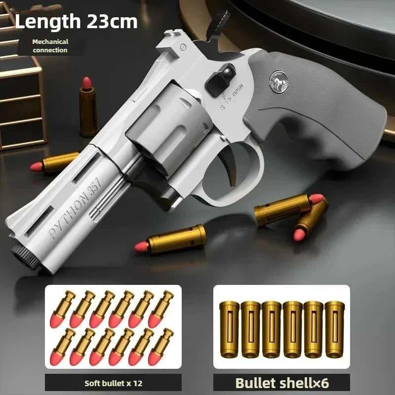 NOCCLILI ZP5 357 Revolver Soft Bullet Toy Gun | 19/23/28cm