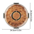 24-Slot Wooden Deviled Egg Tray with Lid | Party Platter