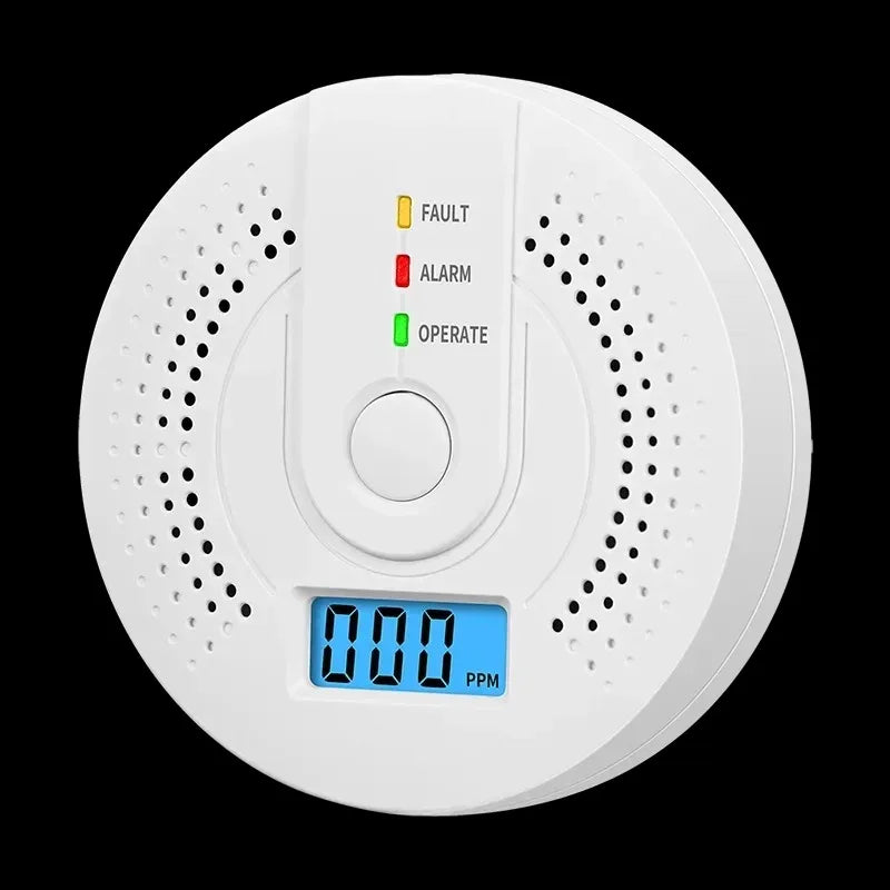 UL2034 CO Detector Alarm – LCD Display, High Sensitivity