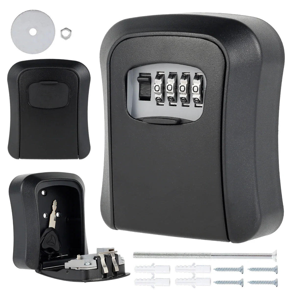 Wall Mount Combination Key Lock Box – Secure Key Storage