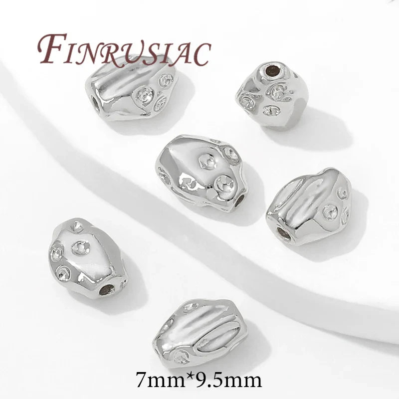 Baroque 18K Gold Plated Spacer Beads | DIY Jewelry Making