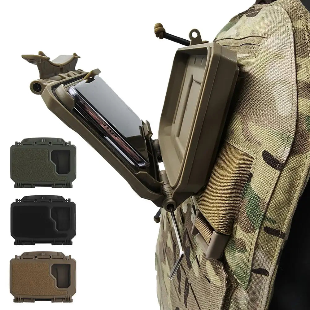 Tactical MOLLE Phone Holder Navigation Board | Hunting Vest Admin Panel