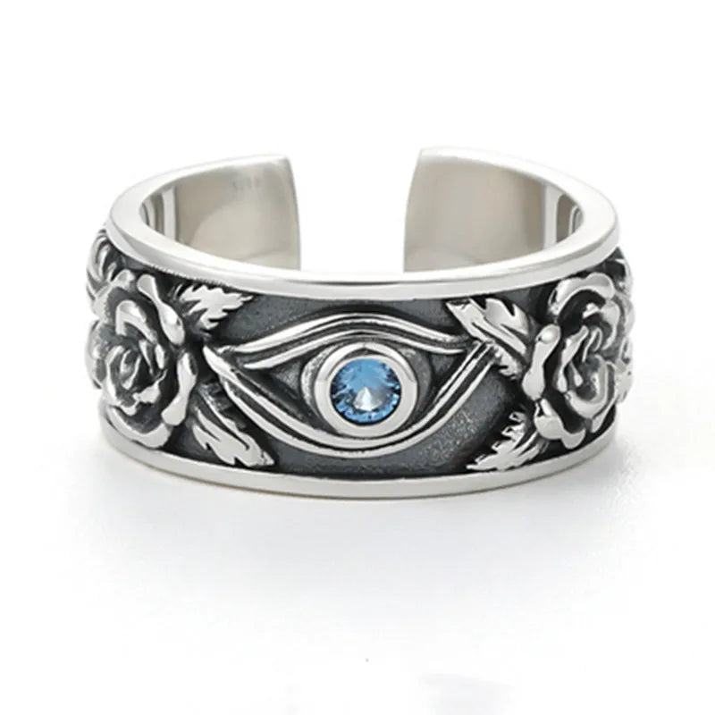 Vintage Punk Dragon Snake Tiger Adjustable Ring | Unisex