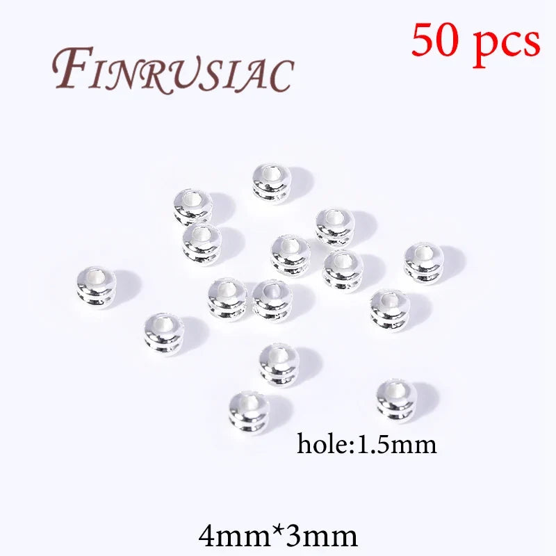 Gold Plated Brass Spacer Beads – DIY Jewelry Findings 6mm×8mm