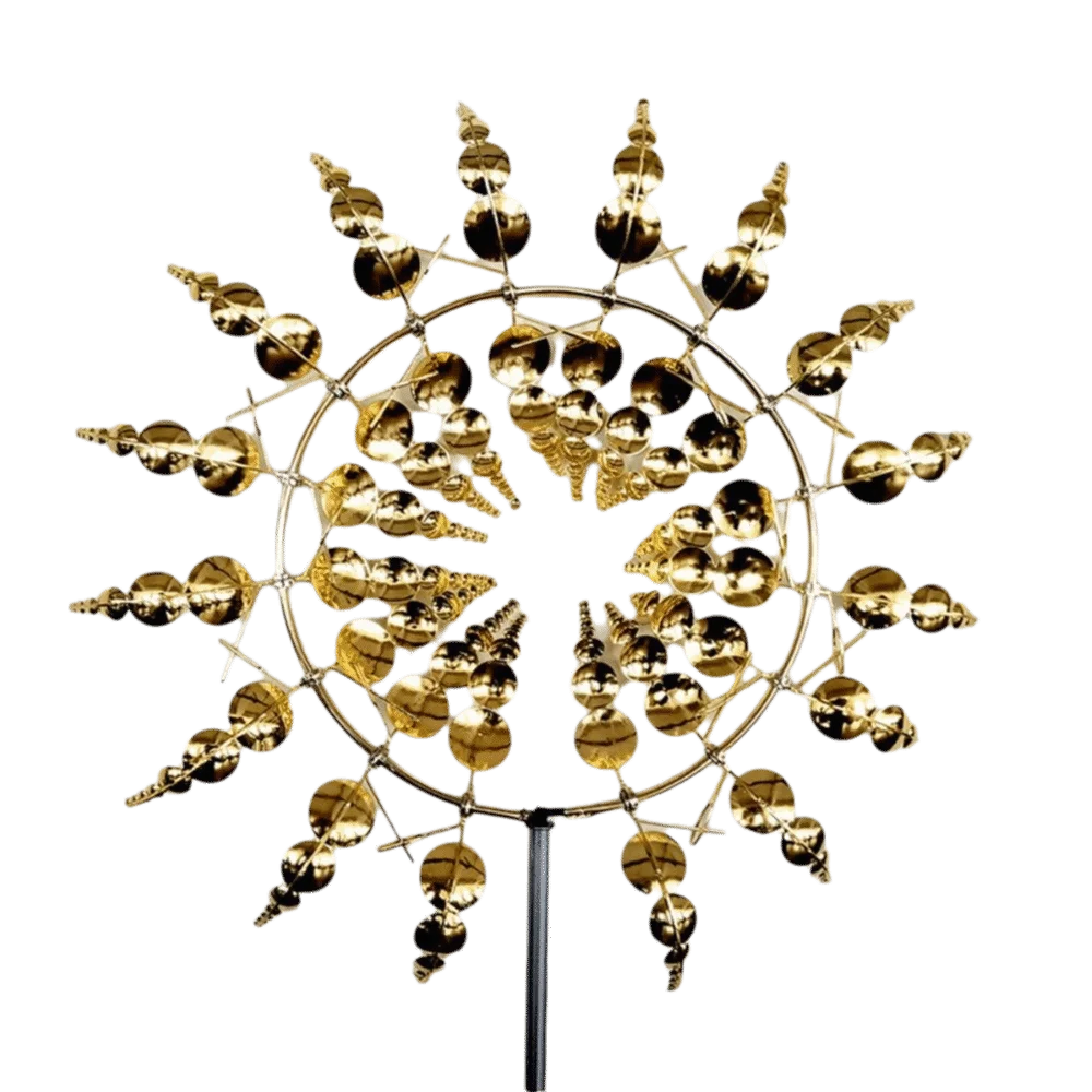 Metal Wind Spinner Windmill Kinetic Sculpture Garden Decor