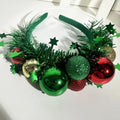 Christmas Colorful Ball Headband – Festive Holiday Hair Accessory