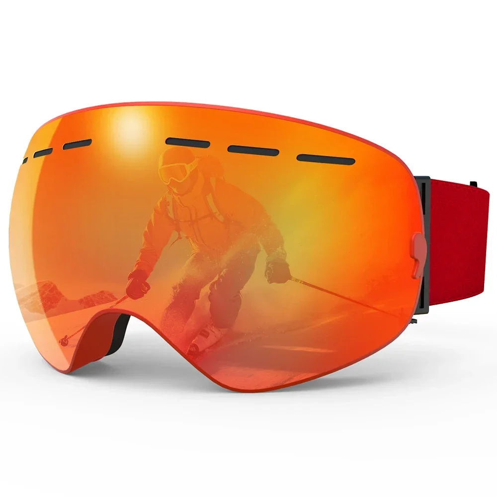 X-TIGER Magnetic Ski Goggles – Anti-Fog Snowboard Set