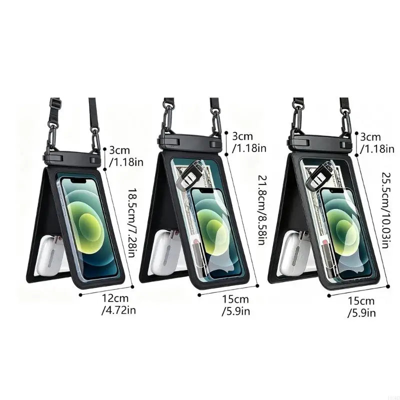 Waterproof Phone Dry Bag – Double Compartment & Lanyard
