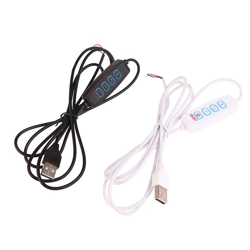 USB 5V LED CCT Dimmer 4-Key Controller 2CH Bicolor Light Switch