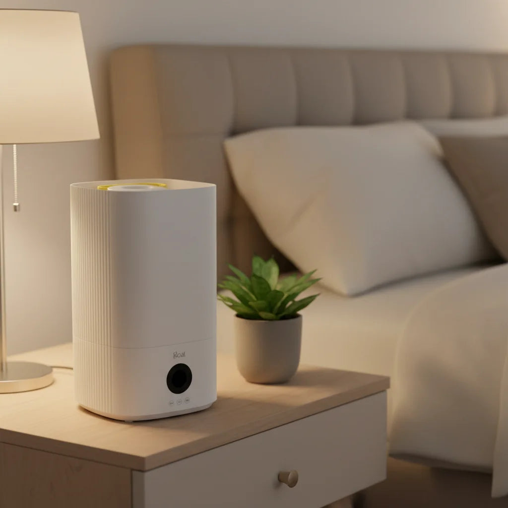 Ultrasonic Top-Fill Humidifier | Touch Control, Quiet USB Mist