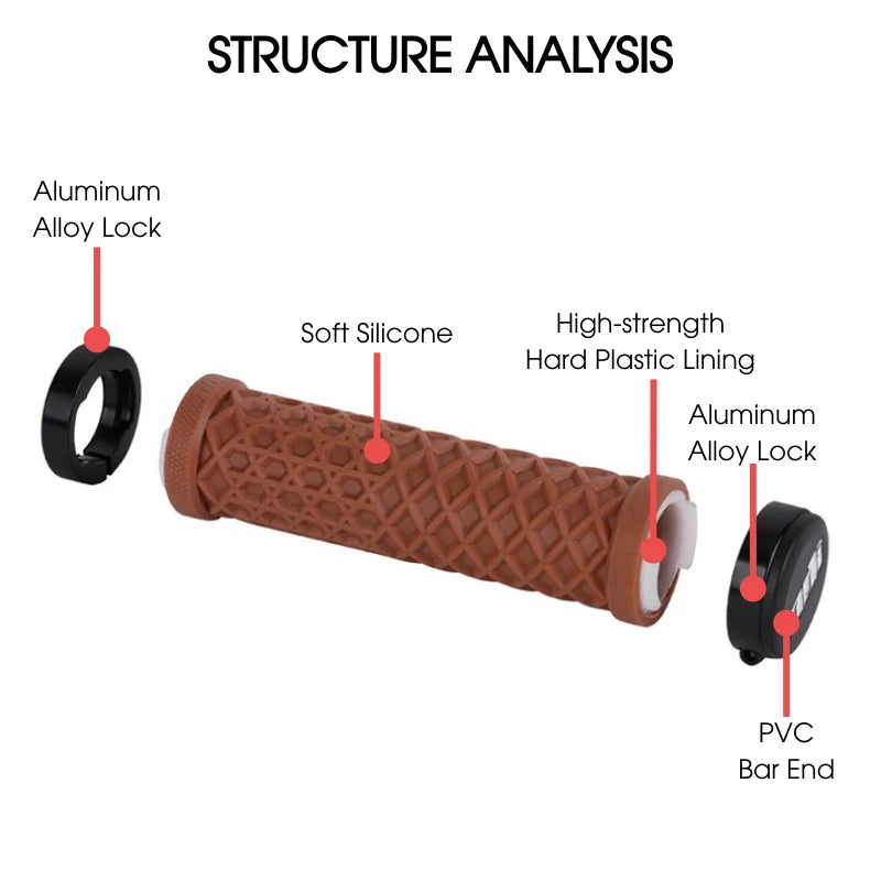 ODI Silicone MTB/BMX Handlebar Grips – Double Lock Anti-Slip