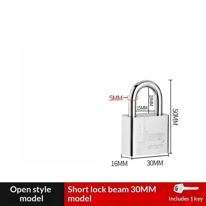 Stainless Steel Keyed Alike Padlock – Cut-Resistant Shackle