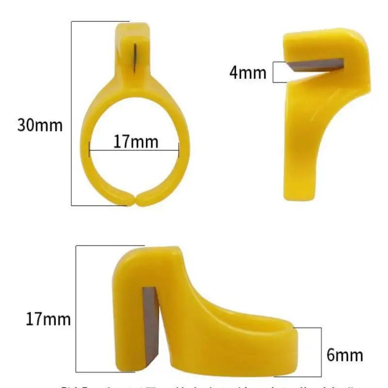 5-Pack Finger Ring Thread Cutters – Safe Blade for Sewing & DIY