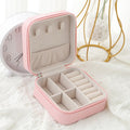 Travel PU Leather Jewelry Box – Single Layer, 3 Colors