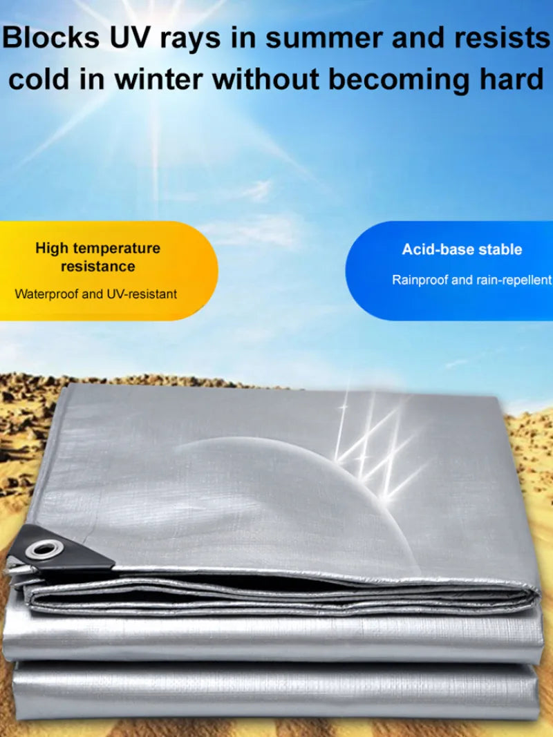 Waterproof PE Tarpaulin – UV & Tear-Resistant Outdoor Canopy