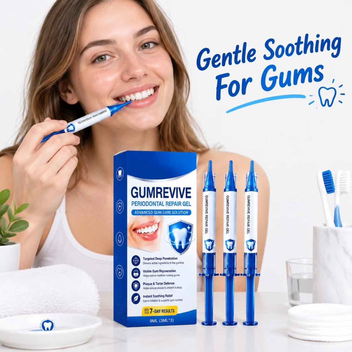 Gum Repair Gel – Plaque Removal, Whitening & Gum Care