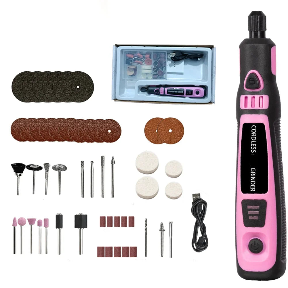 DAZZLEEX Cordless Rotary Tool – Engraving, Grinding & Polishing