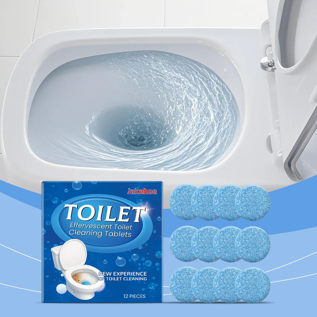 Toilet Cleaning Effervescent Tablets – Deodorize & Remove Stains