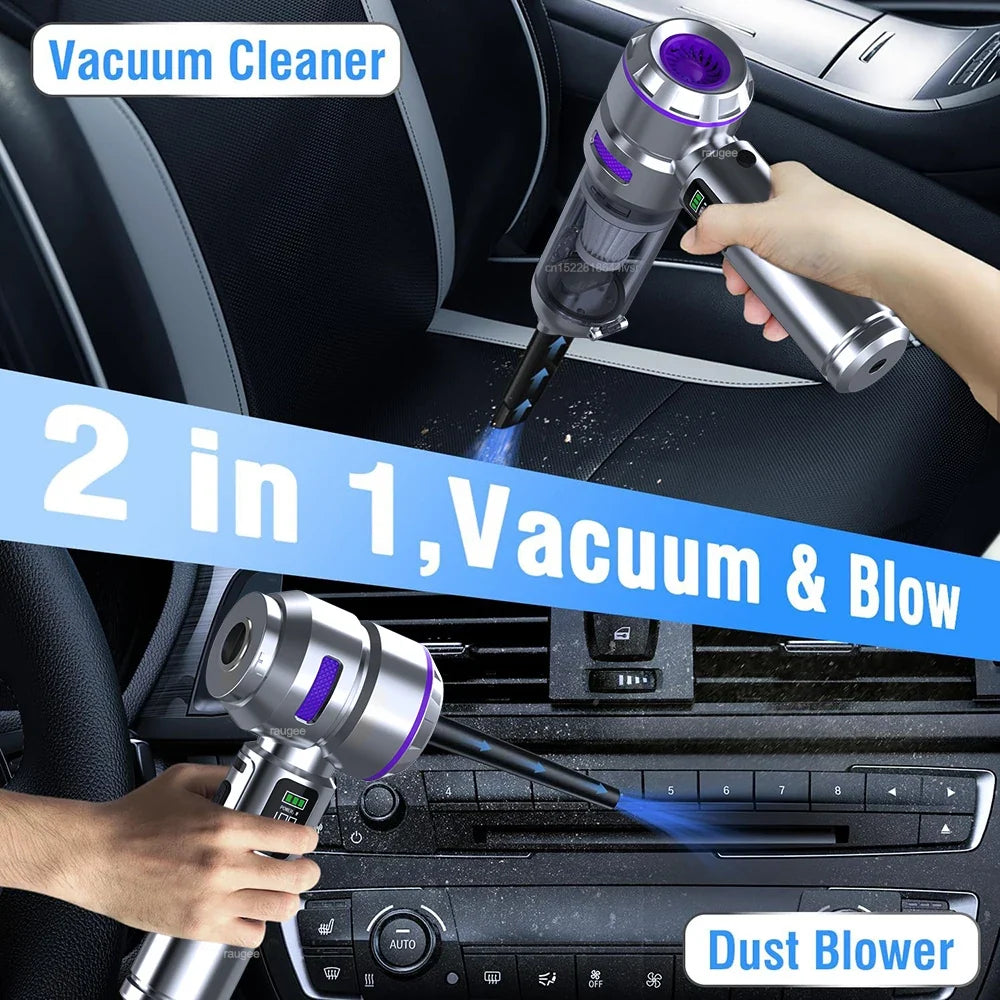 Raugee 17000Pa Cordless Handheld Vacuum & Air Duster 100W