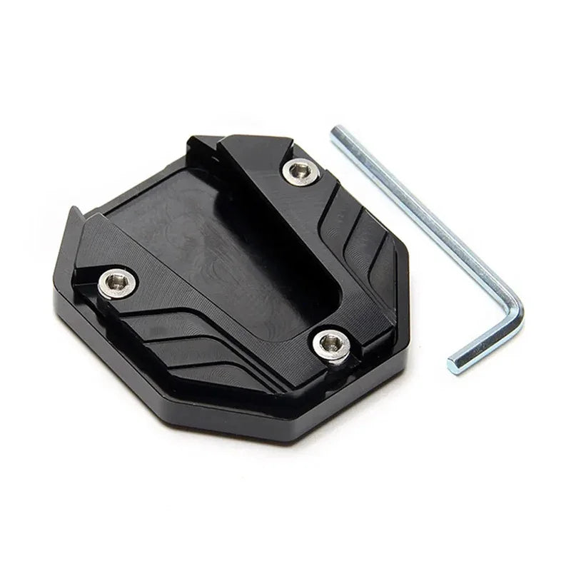 Aluminum Motorcycle Kickstand Extension Foot Pad Side Stand