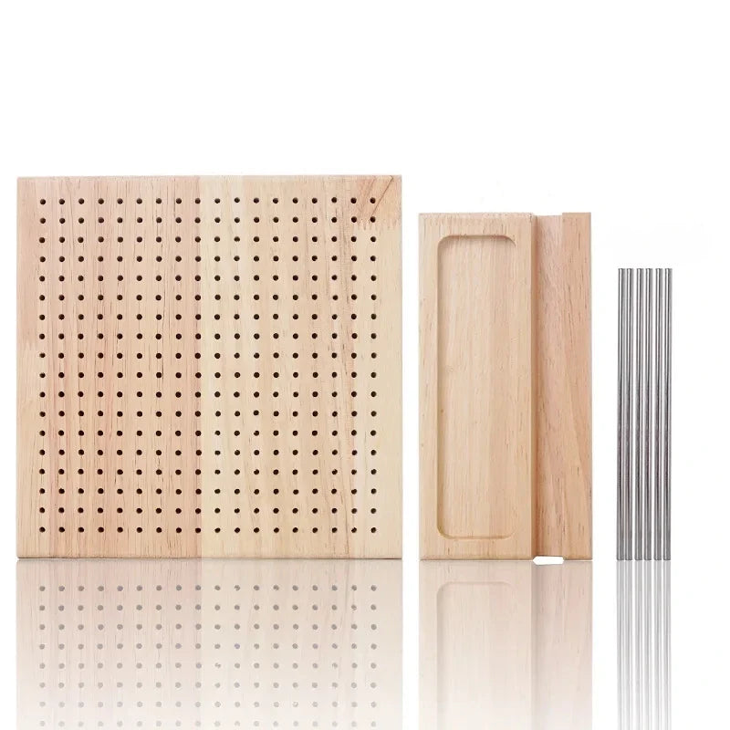 Wooden Crochet Knitting Board – DIY Wool Shaping Block Pad