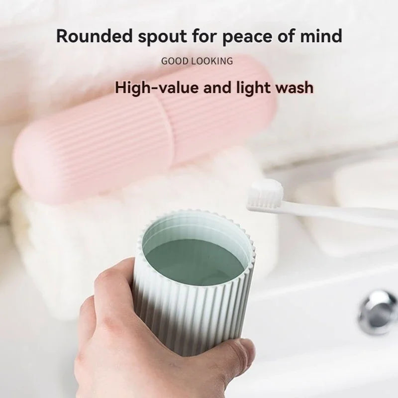 Portable Toothbrush & Toothpaste Travel Case Holder Box