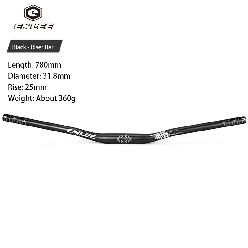 ENLEE MTB Handlebar 720mm 780mm 3D Forged Aluminum Alloy Bar
