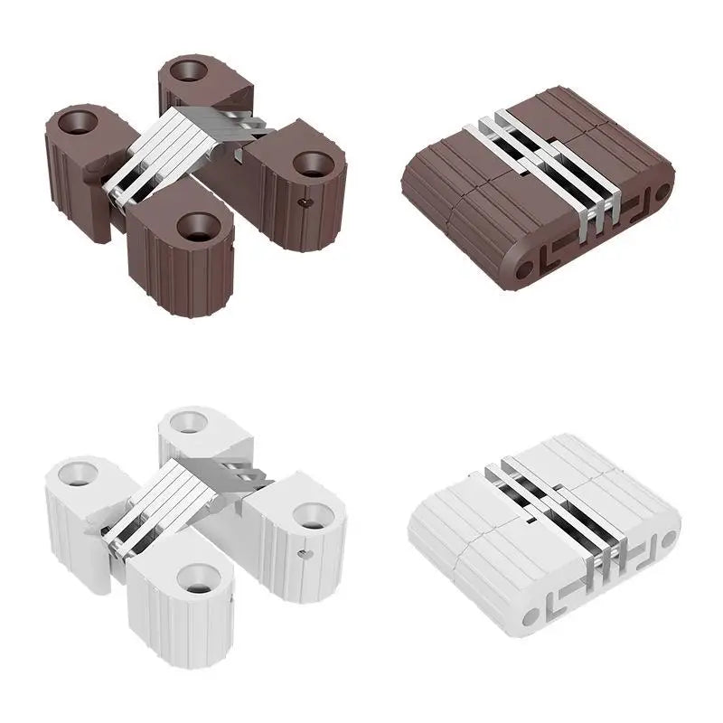 Cross Concealed Hinge Plastic Iron Folding Table Chair Hardware