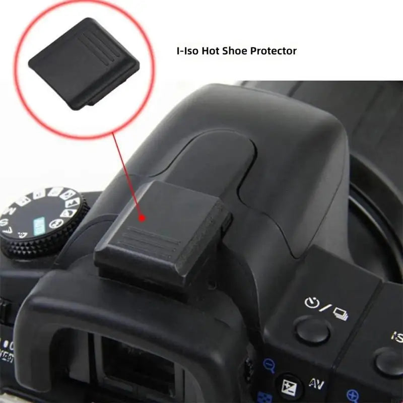 Camera Hot Shoe Cover 2-Pack – Black Matte ABS Caps