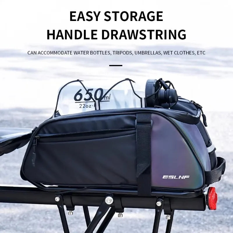 ESLNF Large Capacity Bike Rear Rack Bag – Rainproof Pannier