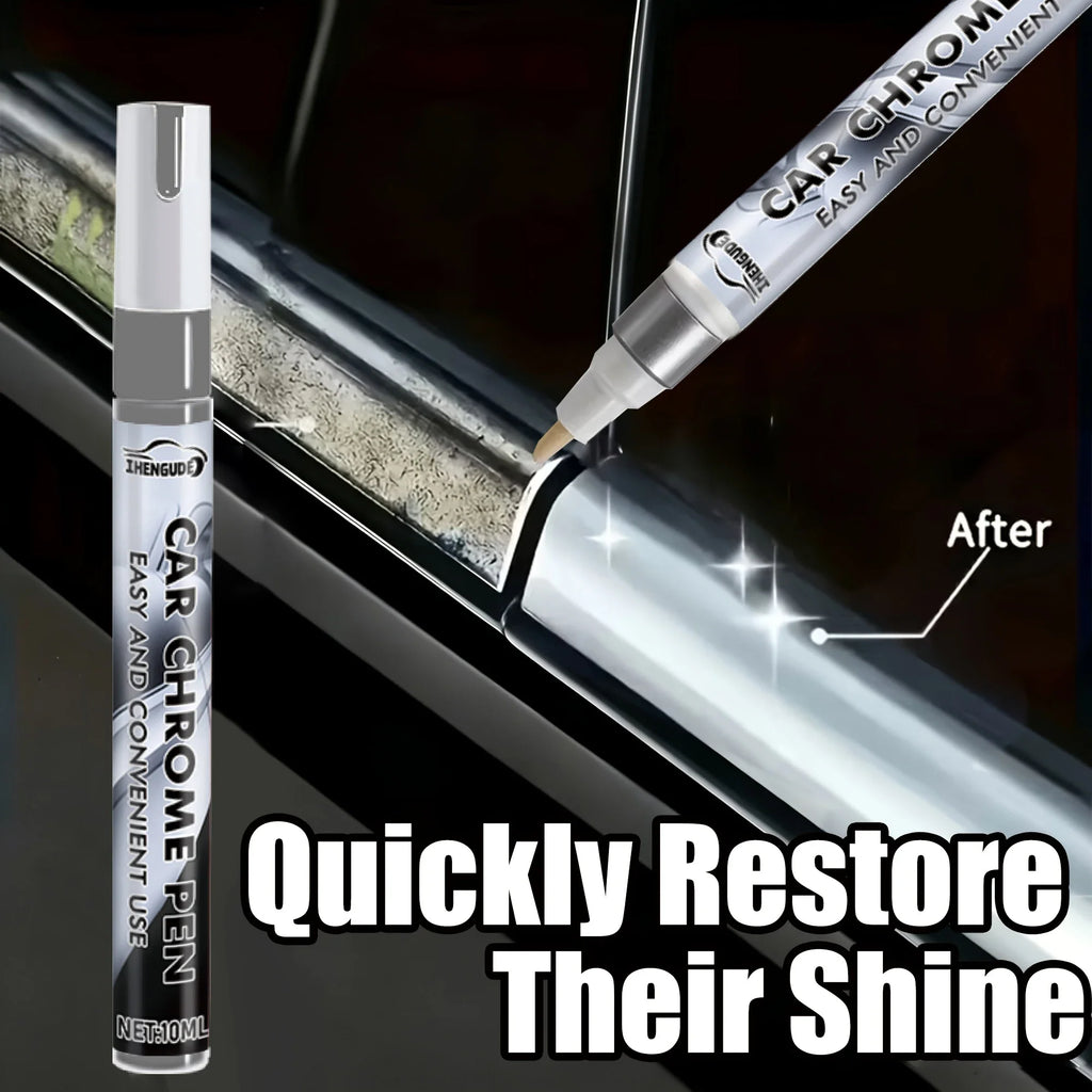 Chrome Repair Pen – Fix Scratches on Auto Parts & Wheel Hubs