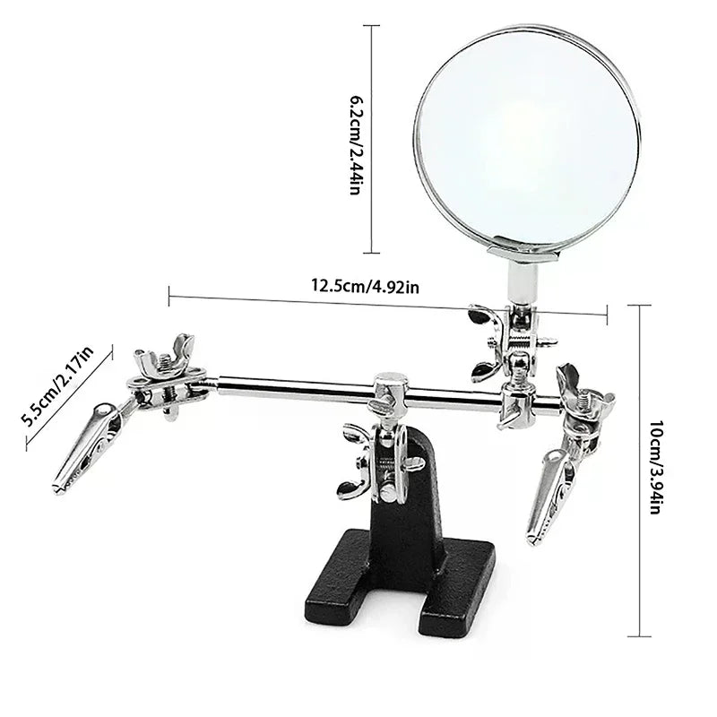 Third Hand Soldering Stand Helping Hands Clamp PCB Holder