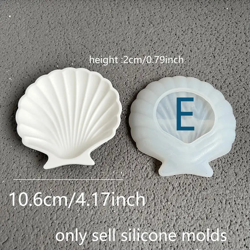 Shell Conch Jewelry Tray Silicone Mold – DIY Resin Casting