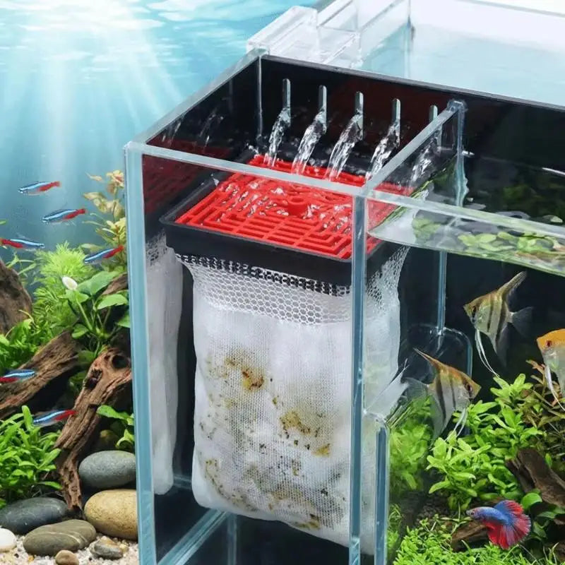 Hang-On Aquarium Filter Bag Water Pump Drip Circulation Kit