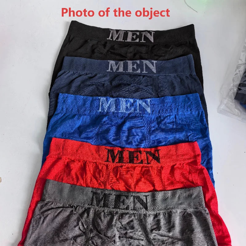 5-Pack Men's High-Elastic Breathable Boxer Briefs | One Size