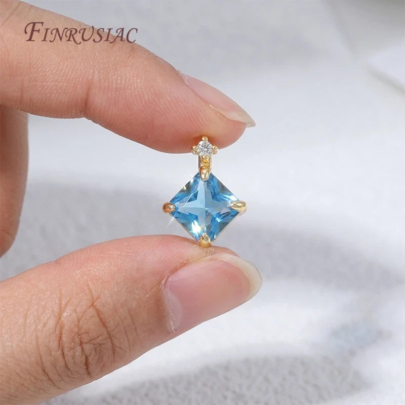 18K Gold Plated CZ Birthstone Charm – DIY Bracelet & Necklace