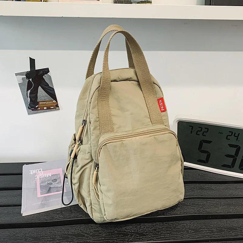 Japanese Lightweight Nylon Backpack – Travel & School Bag