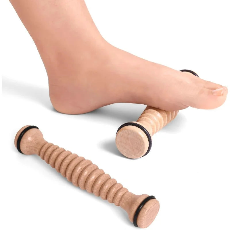 Wooden Foot Massage Roller – Acupoint Nourishing Massager