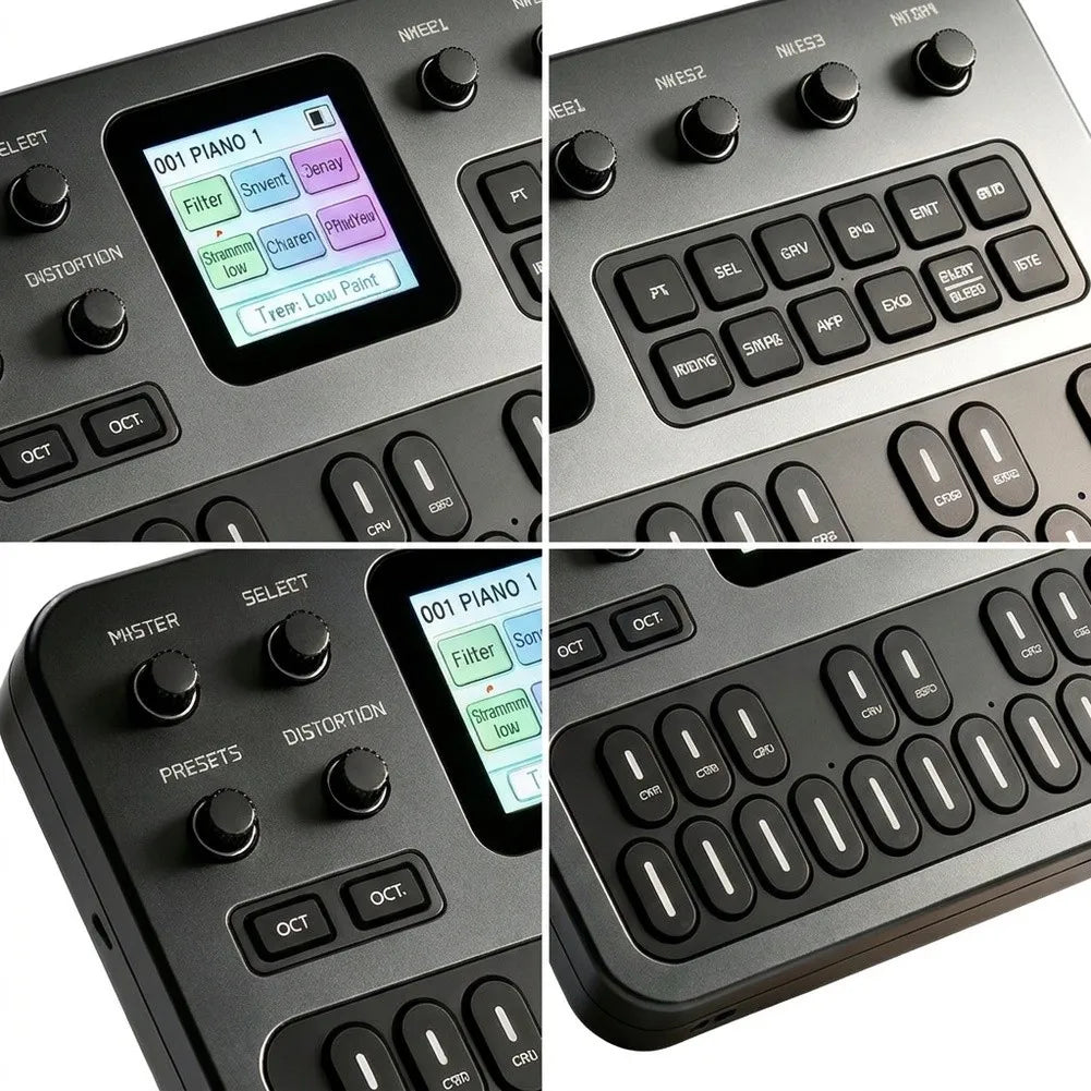 HpLive FM-1 Mini FM Synthesizer – 27-Key, 12-Voice, Built-in Speaker
