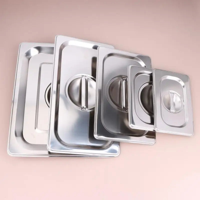 Stainless Steel Food Pan Lids – Steam Table Covers 1/9–1/1
