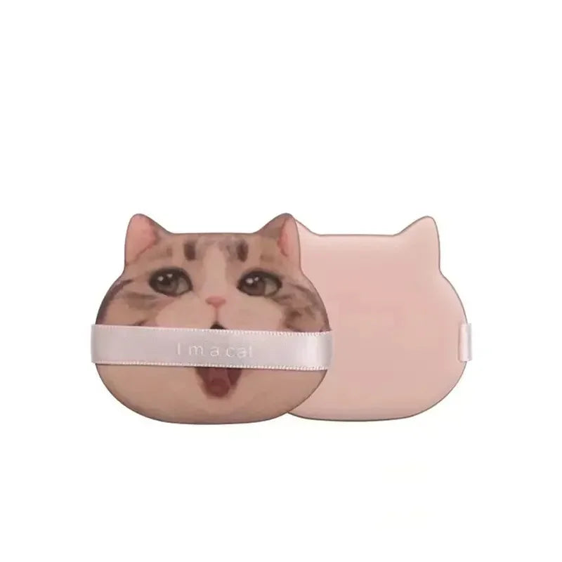 Cute Cat Air Cushion Powder Puff – Soft Makeup Sponge