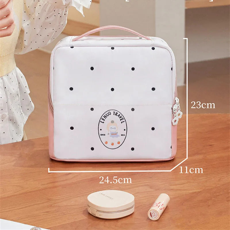 Standing Makeup Brush Bag – Large Capacity Travel Organizer
