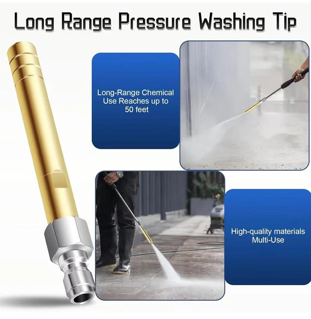 Pressure Washer Chemical Spray Nozzle 1/4" Quick Connect
