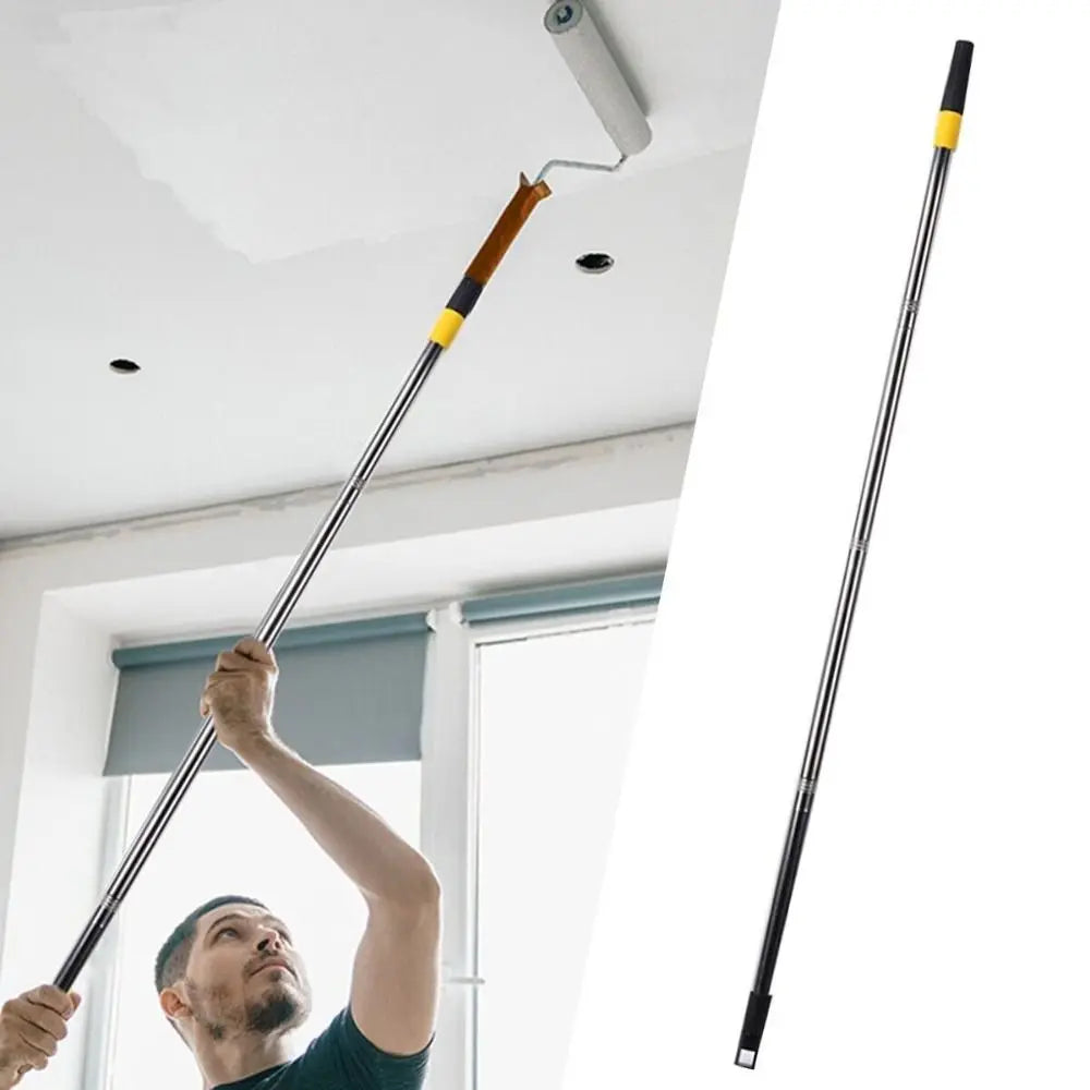 Retractable Paint Roller Extension Pole – 4-Section Steel